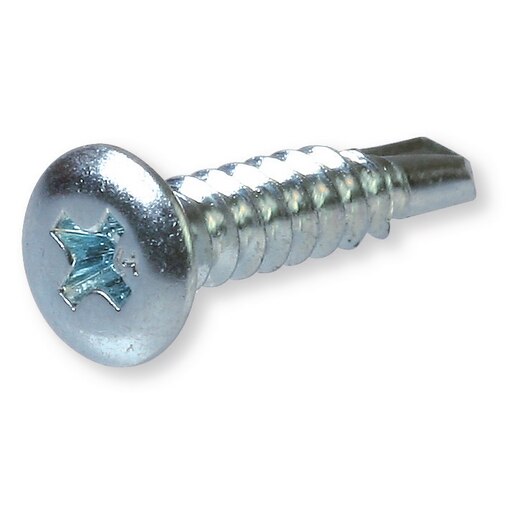 Tornillo autoperforante cabeza remache cincado, longitud 13 mm